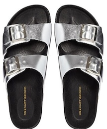 KG by Kurt Geiger | kg by kurt geiger nola silver platform sandals(サンダル)