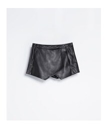ZARA | Faux Leather Skort(その他パンツ)