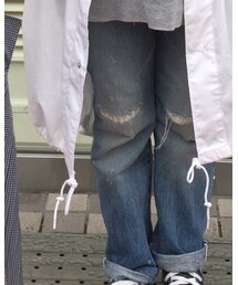 green | デニムパンツ