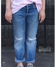 green | デニムパンツ