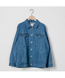 E-WEAR | 【E-WEAR】車線復古牛仔外套(デニムジャケット)