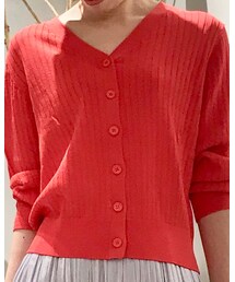 abahouse mavie | 品番：71409941595  素材：レーヨン 64% ナイロン 34% ポリウレタン 2%  クリーニング方法：手洗い可(カーディガン/ボレロ)