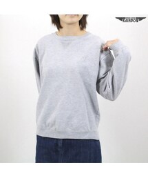 古着 グレー 無地 スウェット パーカー 長袖 トップス レディース ヴィンテージ (Champion チャンピオン) (古着屋RAINBOW) (ttu1609435)(スウェット)