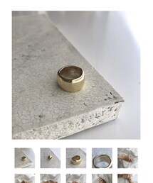 CHIEKO+ | curvy ring † gold(リング)