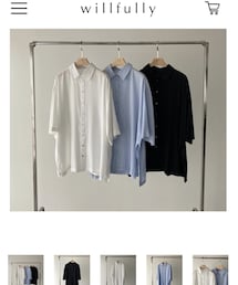 willfully | wide sleeve drape SH(シャツ/ブラウス)