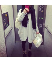 TSUMORI CHISATO | スウェットワンピ
(ワンピース)