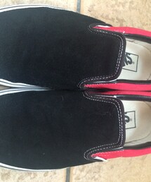 VANS | スリッポン赤×黒(スニーカー)
