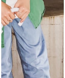 pastel_blue | デニムパンツ