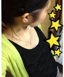 FOREVER 21 | 動物柄黒タンク(タンクトップ)