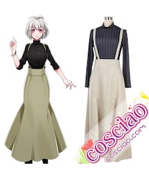 ヒプノシスマイク 碧棺合歓 コスプレ衣装 日常風 普段使い コスチューム服 (サロペット/オーバーオール)