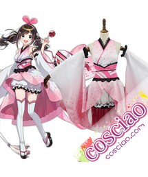 キズナアイ アズレンコラボ Sakura Festival コスプレ衣装 着物 かわいい 通販(浴衣)