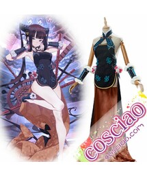 FGO 楊貴妃 コスプレ衣装 第二再臨 エロカワ 中華風 コスチューム服(ワンピース)