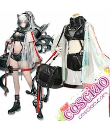 アークナイツ シュヴァルツ コスプレ衣装 エロかっこいい コスチューム服 通販(その他トップス)