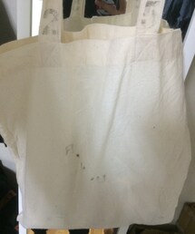 無印良品 | 自分でスタンプを押してつくった(￣▽￣)
(トートバッグ)