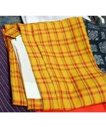 no brand | 黄八丈 チェック柄 羽織(浴衣)