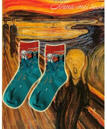 no brand | 世界の名画 スックス(ソックス/靴下)