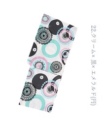 Xmiss | スミス 浴衣 生成り レース柄 黒浅葱(浴衣)