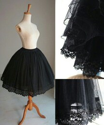 Jewelry in Sunrise | [JS-BASIC] *圆舞曲* 基本款百搭软纱裙撑 可外穿(スカート)