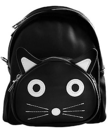 T.U.K | Black Faux Leather Kitty Backpack(バックパック/リュック)