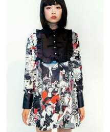 meewee dinkee | 少女椿 ワンピース (シャツワンピース)