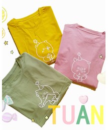 TUAN | 终将成为睡衣的T-三色小动物T(Tシャツ/カットソー)