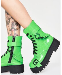 Current Mood | TOXIC SLIME COMBAT BOOTS(ブーツ)