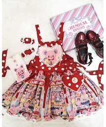 Chemical Romance | 甜心娃娃机 背带(ワンピース/ドレス)