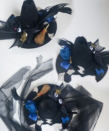 万圣夜爱丽丝 | 手作 女巫帽边夹(バレッタ/ヘアクリップ)