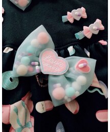 万圣夜爱丽丝 | 手作 ap药丸 边夹(バレッタ/ヘアクリップ)