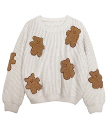 Sagi Dolls | 美梦熊 小熊饼干毛衣(ニット/セーター)
