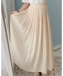 STARRiE | 超长铜氨丝半身裙(スカート)