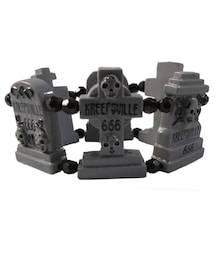 KREEPSVILLE 666 | Graveyard Groupie Bracelet Grey(ブレスレット)