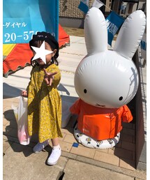 お散歩♡ | ミッフィーちゃんと✌️(ワンピース/ドレス)