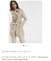stradivarius | トレンチコート