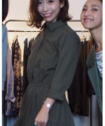 MEER. | シャツワンピース