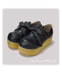 BABY,THE STARS SHINE BRIGHT | A/P木底フリルシューズ(その他シューズ)