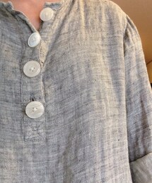 cheer シンプルブラウス 薄グレー(シャツ/ブラウス)