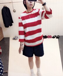 썬시티(suncity) | 스트라이프7부티(Tシャツ/カットソー)