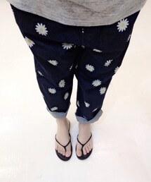 suncity | 플라워 데님 (デニムパンツ)