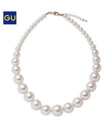 GU | ショートパールネックレス(ネックレス)