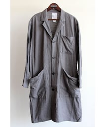 San (サン) " Work Coat -Nep Nel- "(ステンカラーコート)