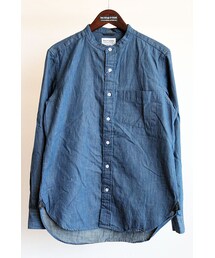 MANUAL ALPHABET | 6.5oz ジンバブエデニム バンドカラーシャツ(シャツ/ブラウス)