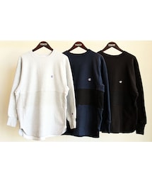 Hexico | Deformer one border round hem(スウェット)