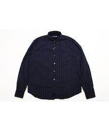 MANUAL ALPHABET | INDIGO 染め CHECK シャツ " GINGAM "(シャツ/ブラウス)