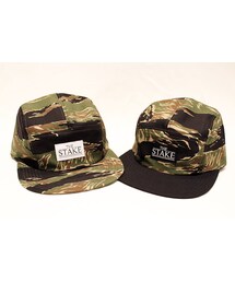 THE STAKE (ザ・ステイク) " 5 PANEL CAP " TIGER STRIPE PRODUCTS(キャップ)