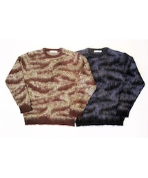 ISLAND KNIT WORKS | ARMY Crew(ニット/セーター)