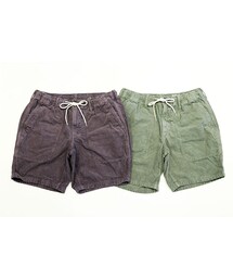 MANUAL ALPHABET | MANUAL ALPHABET (マニュアル アルファベット)　PIGMENT DYE VIN-CORD SHORTS(その他パンツ)