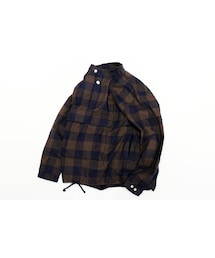 LOLO | LOLO (ロロ)　ブロックチェック アノラックシャツブルゾン(シャツ/ブラウス)