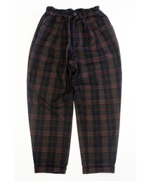 MANUAL ALPHABET | MANUAL ALPHABET (マニュアル アルファベット)　MONALUCE TARTAN TROUSERS(スラックス)
