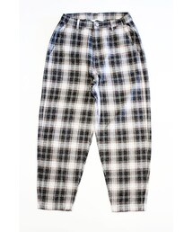 MANUAL ALPHABET | MANUAL ALPHABET (マニュアル アルファベット)　CHECK SKATE TROUSERS (スラックス)